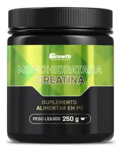 Creatina 250g Monohidratada Growth Supplements Sabor Sem Sabor