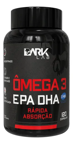 Ômega 3 Epa Dha 120 Cápsulas Dark Lab