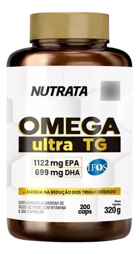 Ômega Ultra TG 200 Cápsulas Nutrata